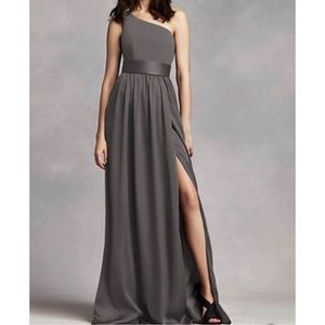 Vera Wang One Shoulder Dress with Slit